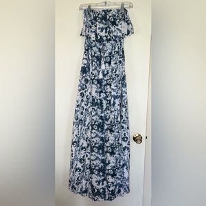 NWT | XS Off The Shoulder Floral Maxi Dress